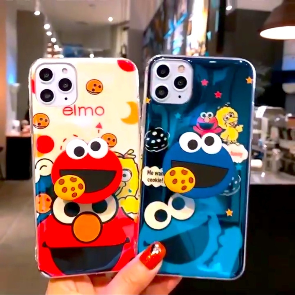 Cookie & Elmo Glam Kick Stand iPhone Case